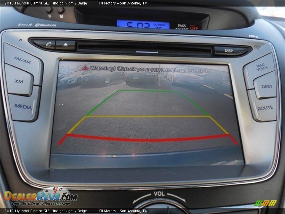 2013 Hyundai Elantra GLS Indigo Night / Beige Photo #28