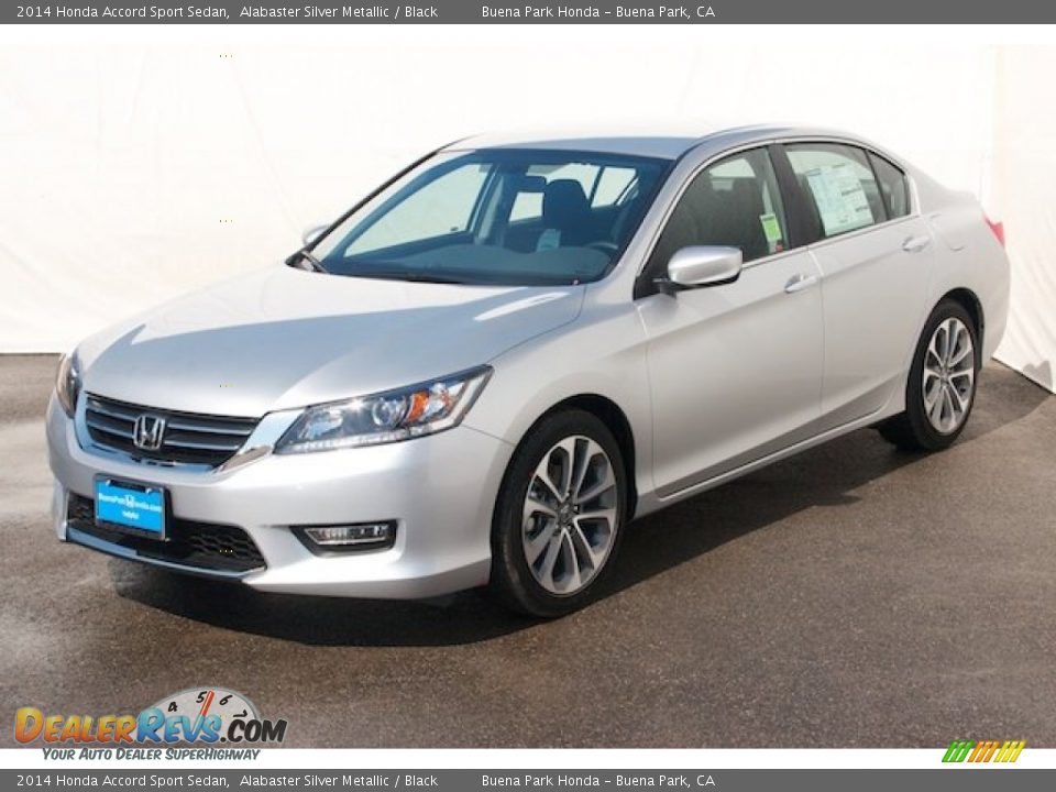 2014 Honda Accord Sport Sedan Alabaster Silver Metallic / Black Photo #3