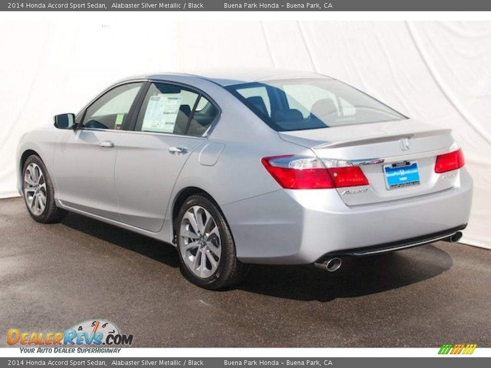 2014 Honda Accord Sport Sedan Alabaster Silver Metallic / Black Photo #5