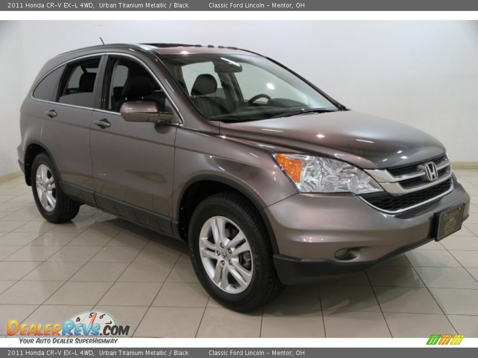 2011 Honda CR-V EX-L 4WD Urban Titanium Metallic / Black Photo #1