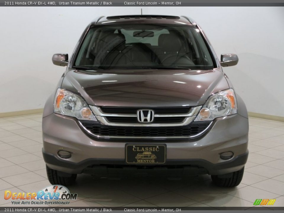 2011 Honda CR-V EX-L 4WD Urban Titanium Metallic / Black Photo #2