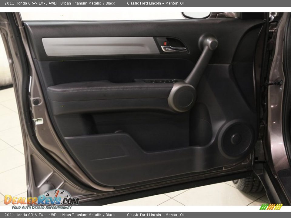 2011 Honda CR-V EX-L 4WD Urban Titanium Metallic / Black Photo #4