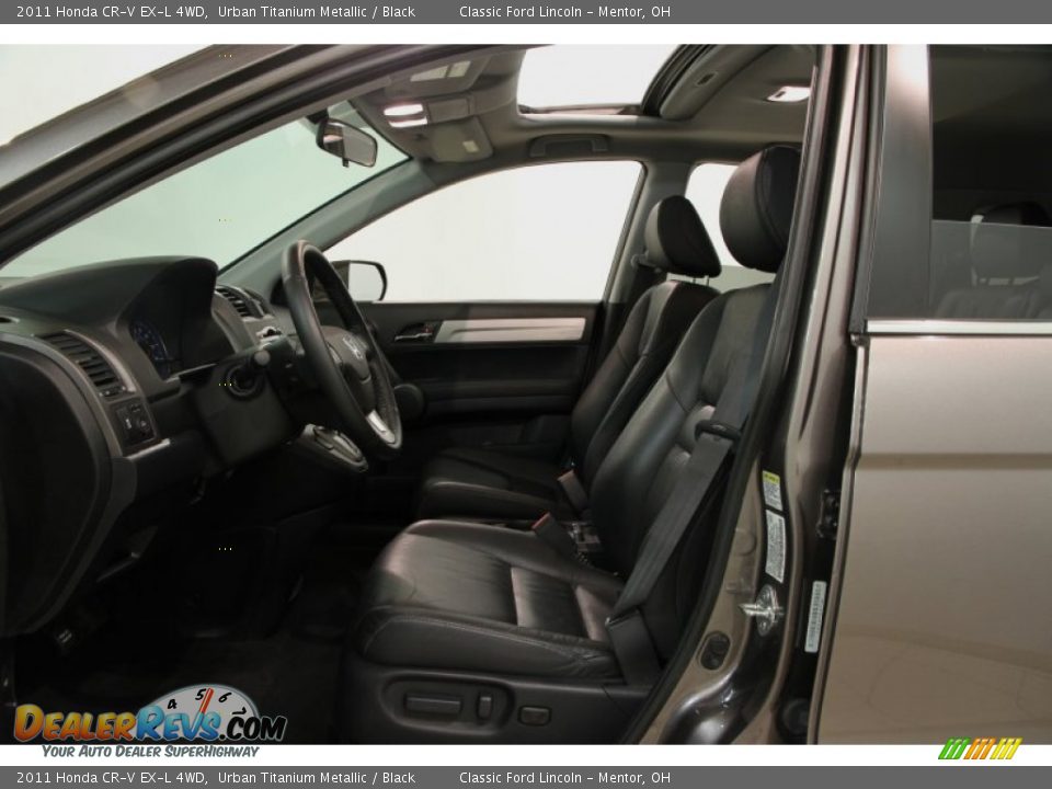 2011 Honda CR-V EX-L 4WD Urban Titanium Metallic / Black Photo #5
