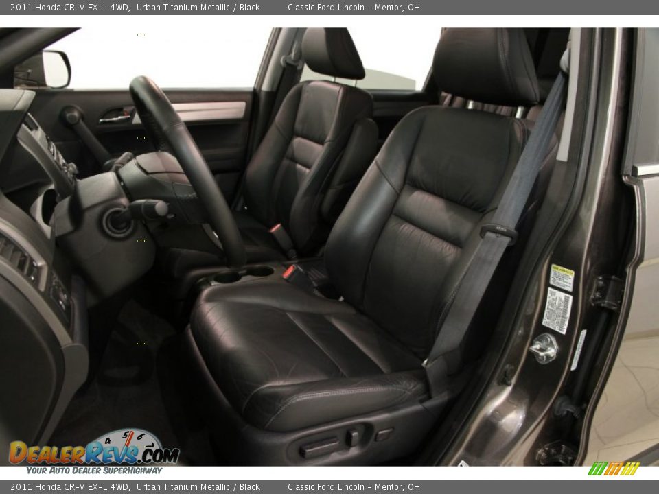 2011 Honda CR-V EX-L 4WD Urban Titanium Metallic / Black Photo #6