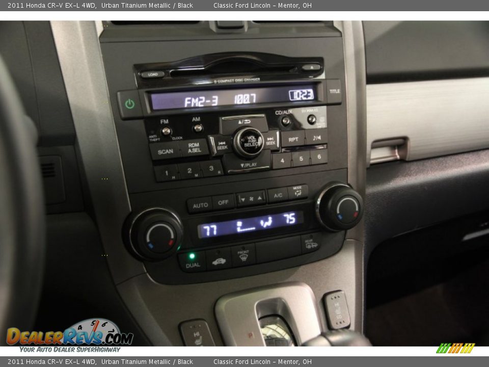 2011 Honda CR-V EX-L 4WD Urban Titanium Metallic / Black Photo #9