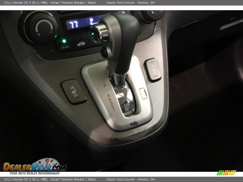 2011 Honda CR-V EX-L 4WD Urban Titanium Metallic / Black Photo #10