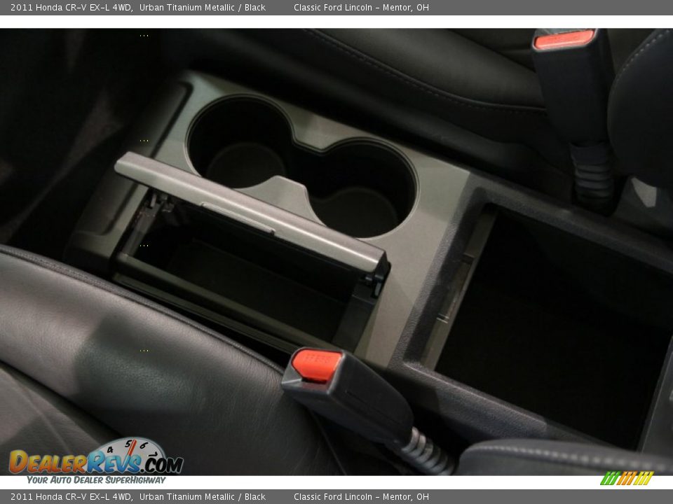 2011 Honda CR-V EX-L 4WD Urban Titanium Metallic / Black Photo #12