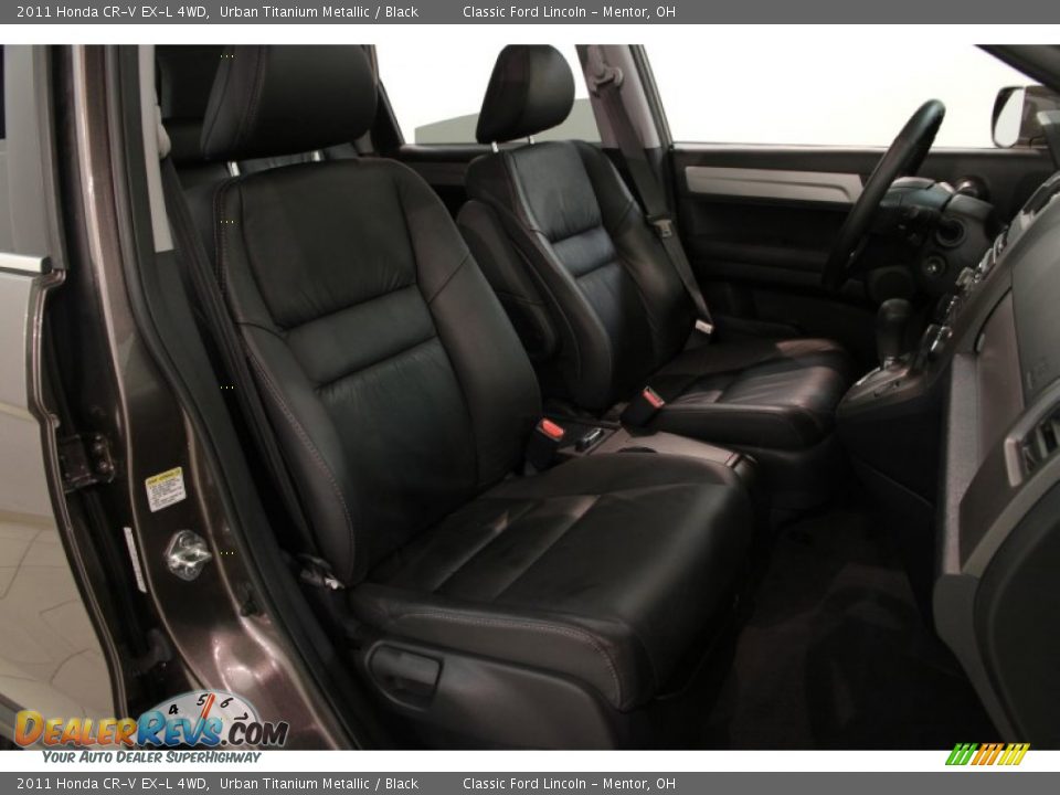 2011 Honda CR-V EX-L 4WD Urban Titanium Metallic / Black Photo #13