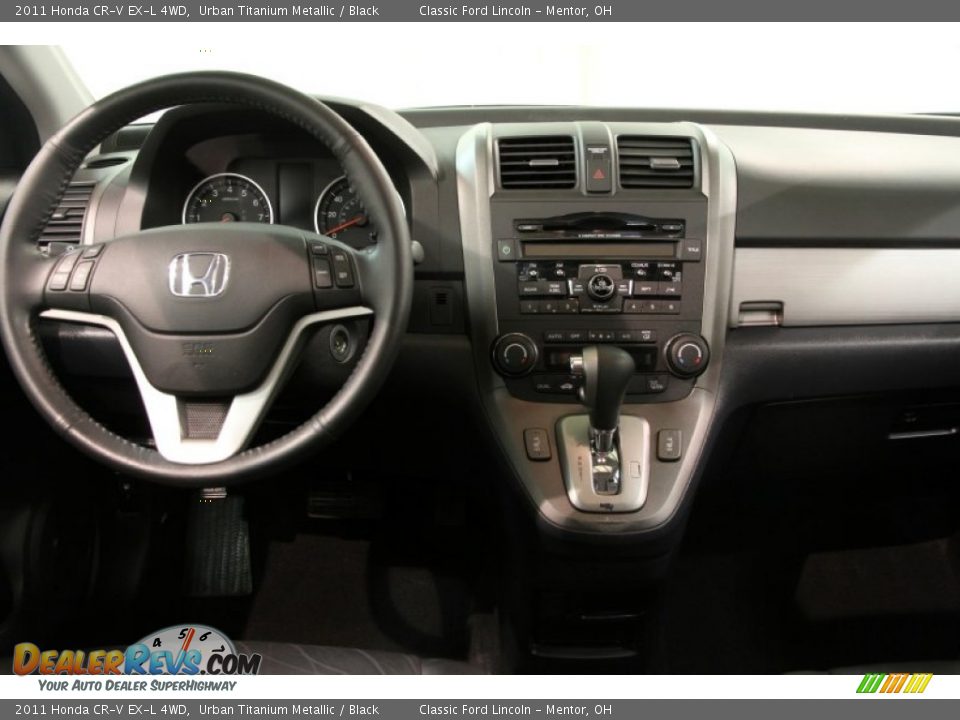 2011 Honda CR-V EX-L 4WD Urban Titanium Metallic / Black Photo #17