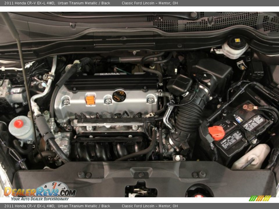 2011 Honda CR-V EX-L 4WD Urban Titanium Metallic / Black Photo #19