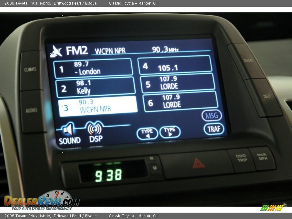 2008 Toyota Prius Hybrid Driftwood Pearl / Bisque Photo #12