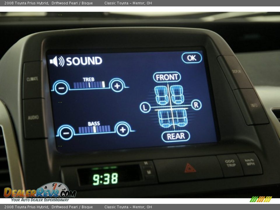 2008 Toyota Prius Hybrid Driftwood Pearl / Bisque Photo #13