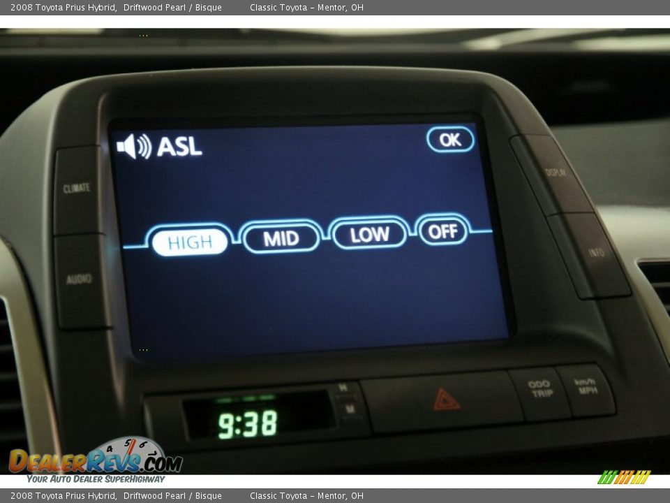 2008 Toyota Prius Hybrid Driftwood Pearl / Bisque Photo #14