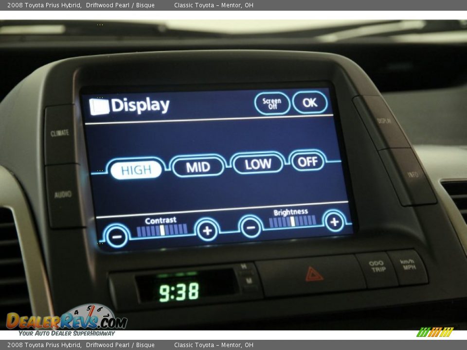 2008 Toyota Prius Hybrid Driftwood Pearl / Bisque Photo #15