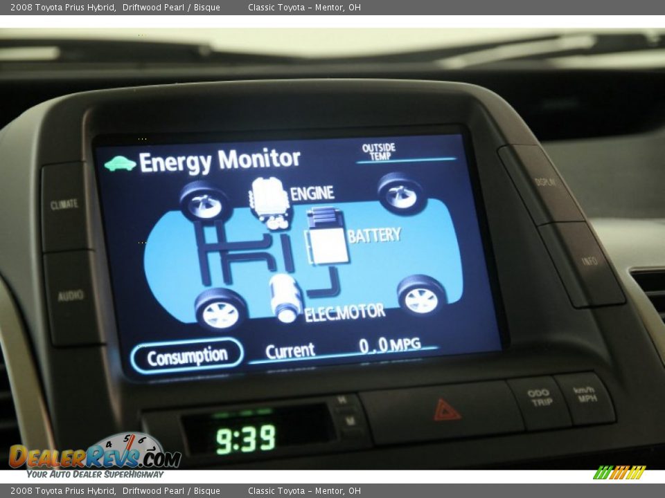 2008 Toyota Prius Hybrid Driftwood Pearl / Bisque Photo #17