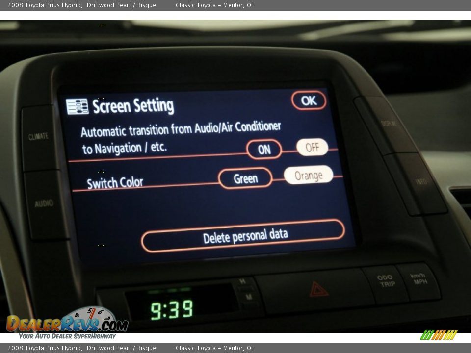 2008 Toyota Prius Hybrid Driftwood Pearl / Bisque Photo #21