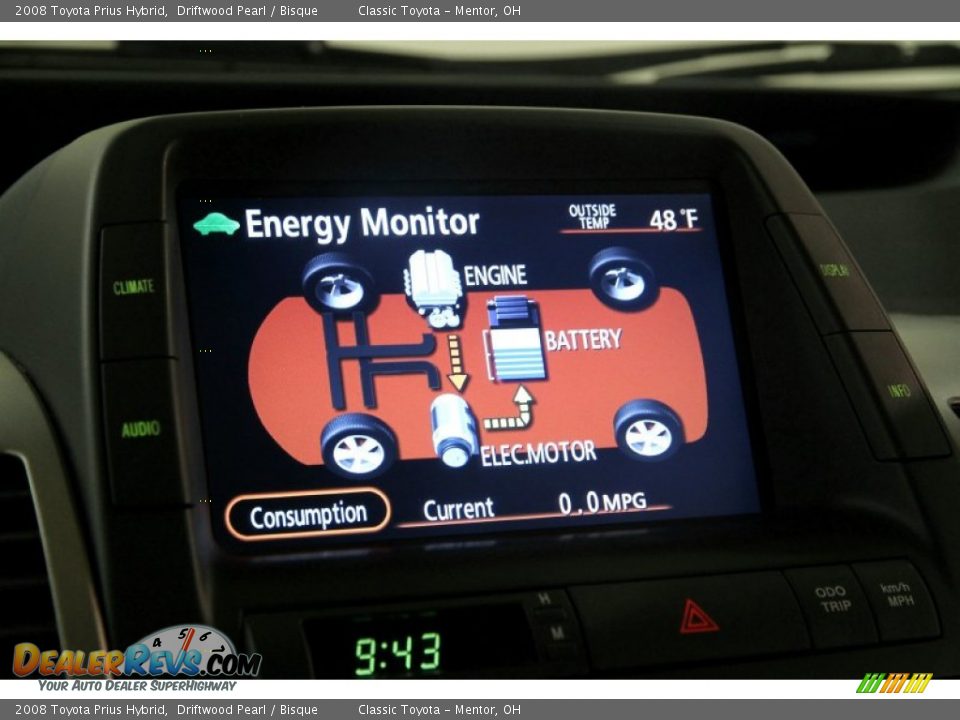 2008 Toyota Prius Hybrid Driftwood Pearl / Bisque Photo #22