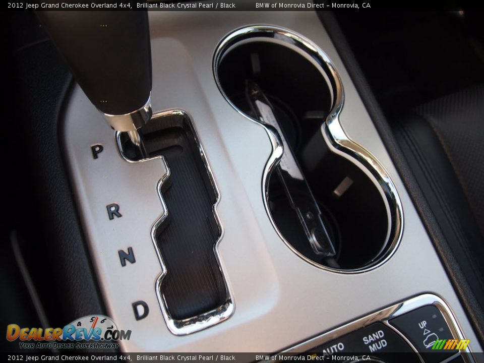 2012 Jeep Grand Cherokee Overland 4x4 Brilliant Black Crystal Pearl / Black Photo #23