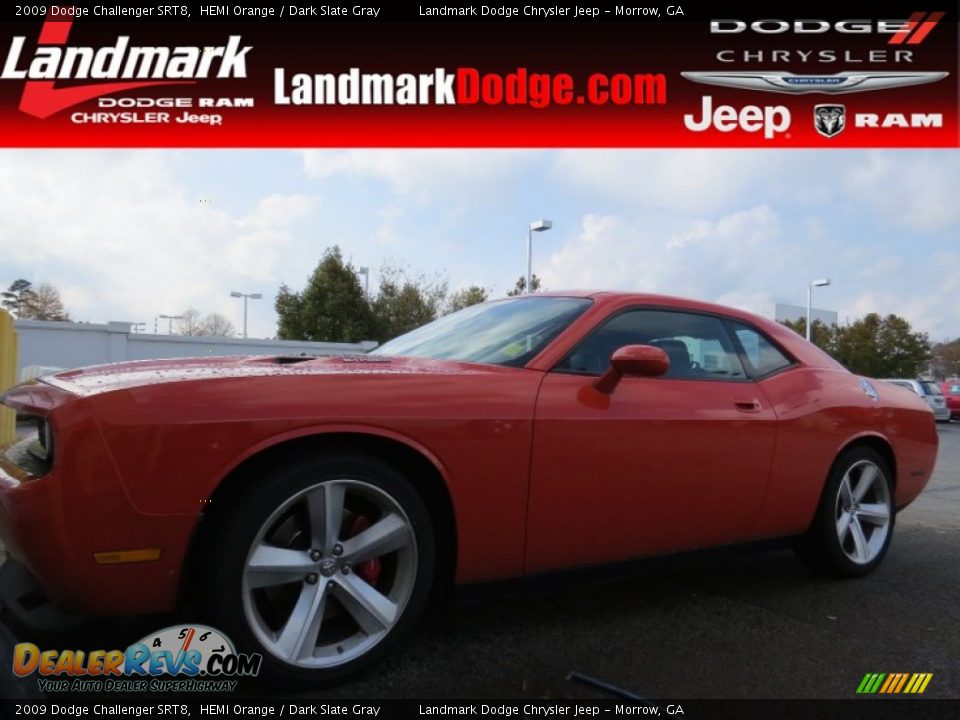 2009 Dodge Challenger SRT8 HEMI Orange / Dark Slate Gray Photo #1