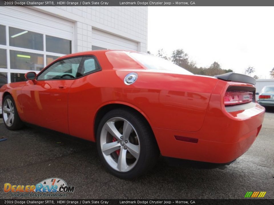 2009 Dodge Challenger SRT8 HEMI Orange / Dark Slate Gray Photo #2