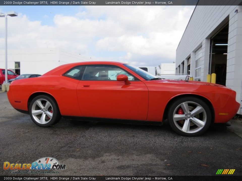 2009 Dodge Challenger SRT8 HEMI Orange / Dark Slate Gray Photo #4