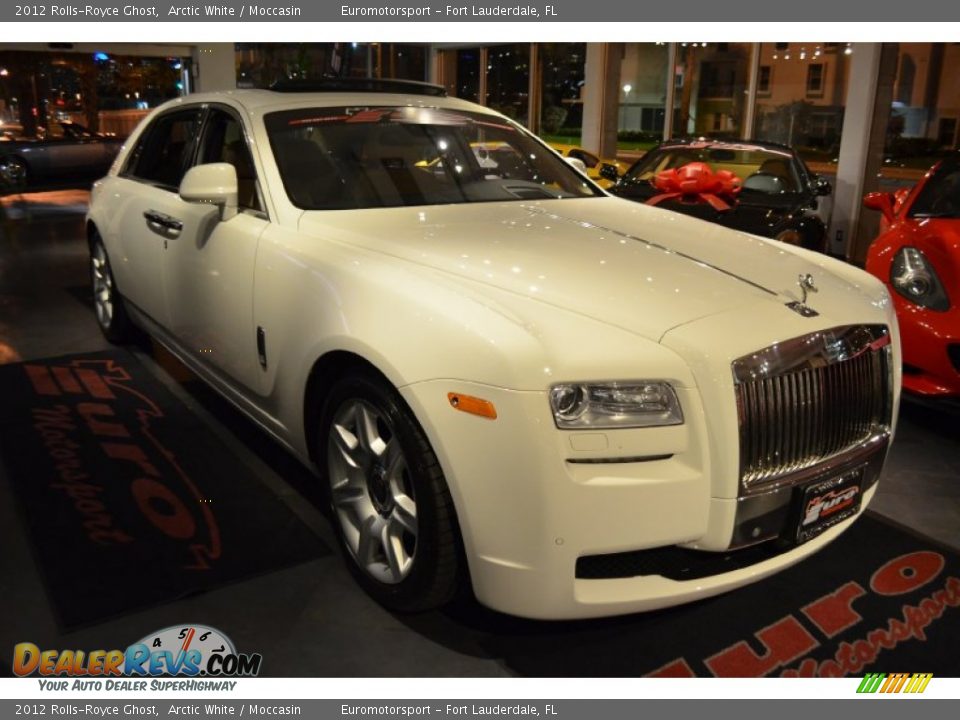 2012 Rolls-Royce Ghost Arctic White / Moccasin Photo #3