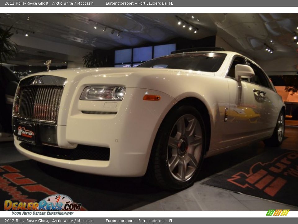 2012 Rolls-Royce Ghost Arctic White / Moccasin Photo #11