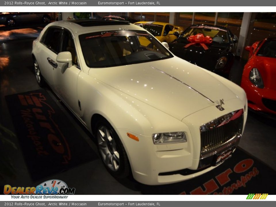 2012 Rolls-Royce Ghost Arctic White / Moccasin Photo #24