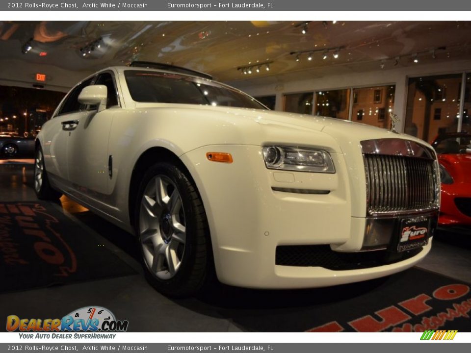 2012 Rolls-Royce Ghost Arctic White / Moccasin Photo #25