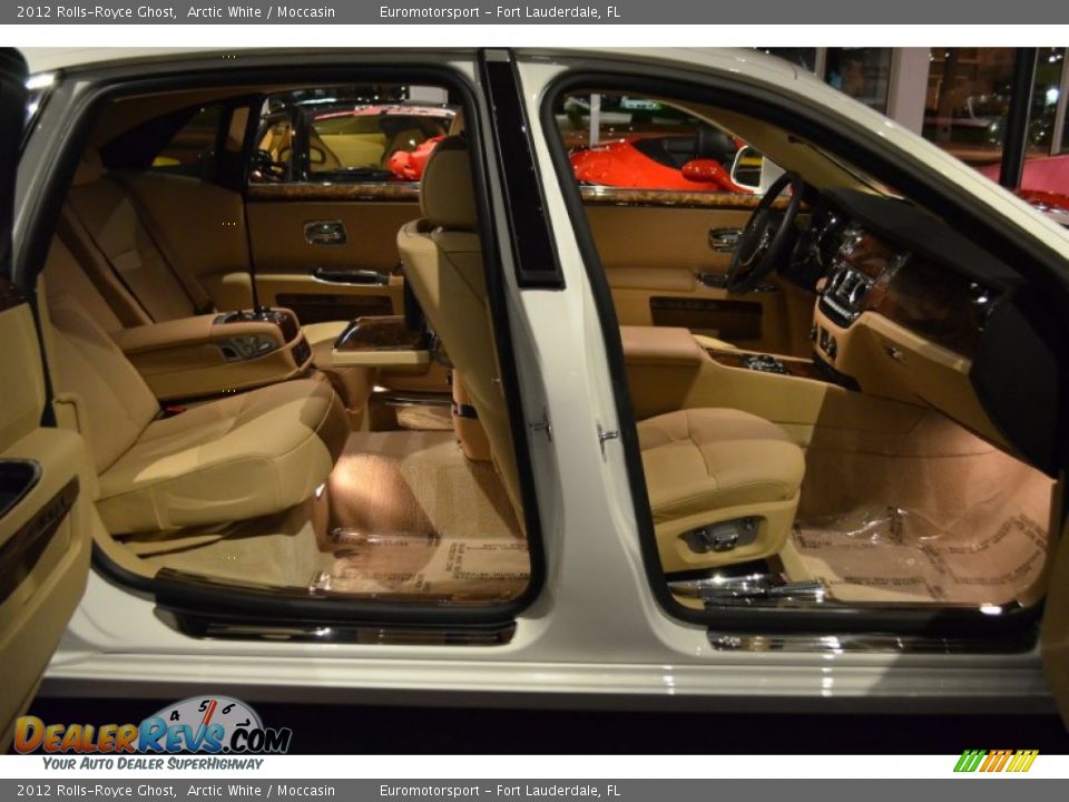 2012 Rolls-Royce Ghost Arctic White / Moccasin Photo #31