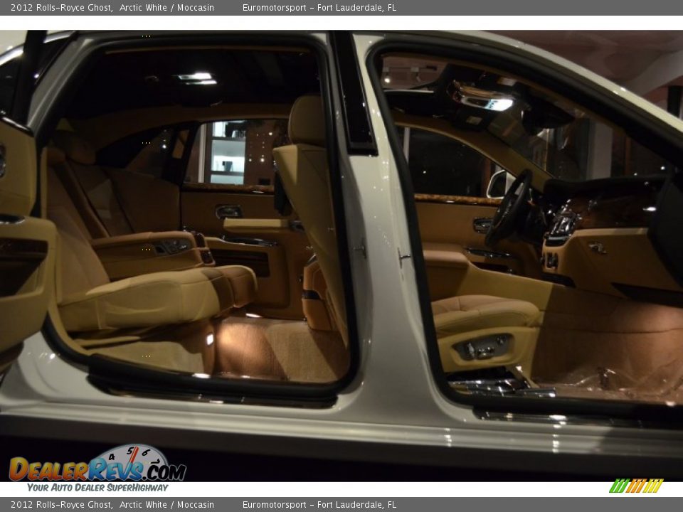 2012 Rolls-Royce Ghost Arctic White / Moccasin Photo #32