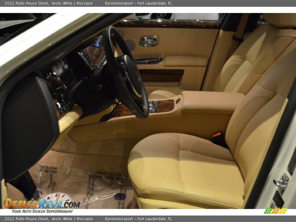 2012 Rolls-Royce Ghost Arctic White / Moccasin Photo #44