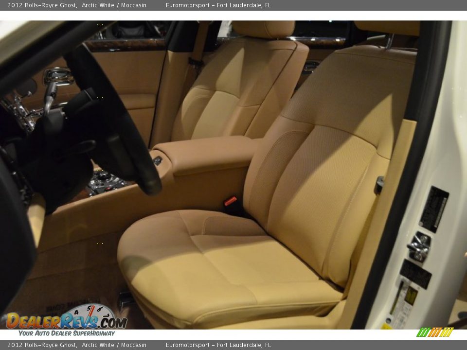 2012 Rolls-Royce Ghost Arctic White / Moccasin Photo #46