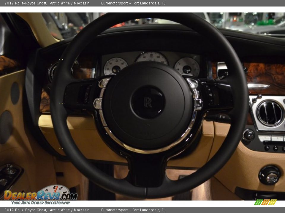 2012 Rolls-Royce Ghost Arctic White / Moccasin Photo #49