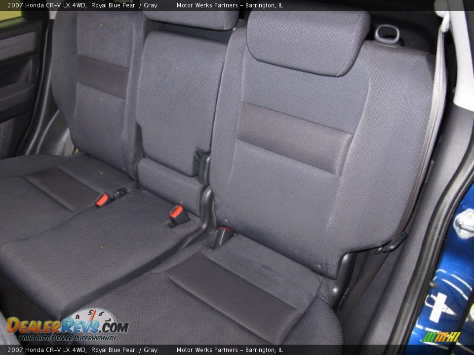 2007 Honda CR-V LX 4WD Royal Blue Pearl / Gray Photo #17