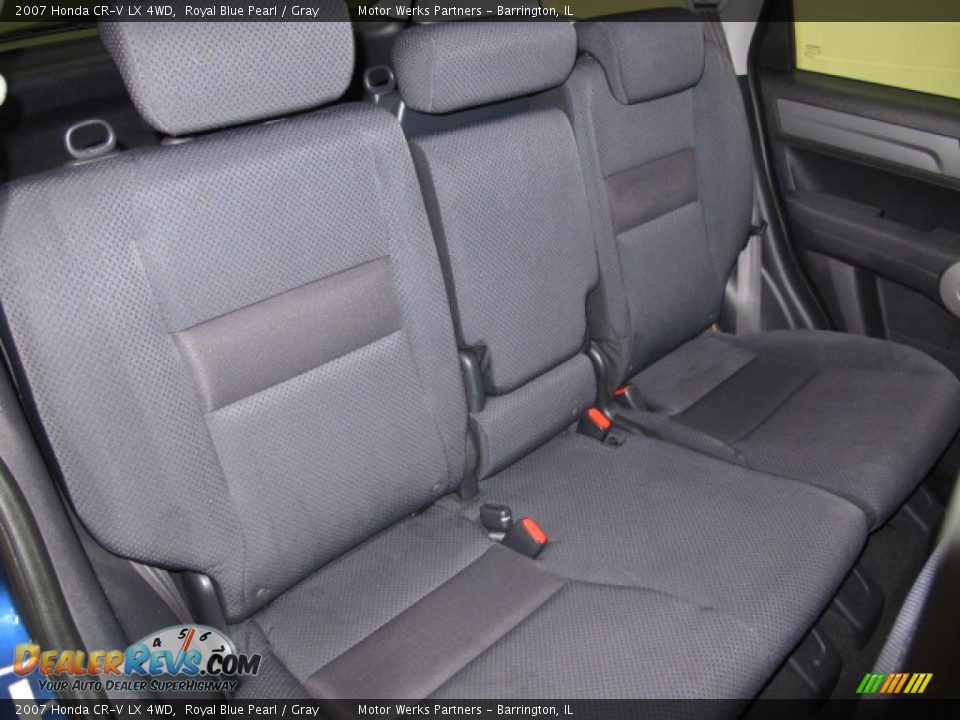 2007 Honda CR-V LX 4WD Royal Blue Pearl / Gray Photo #19
