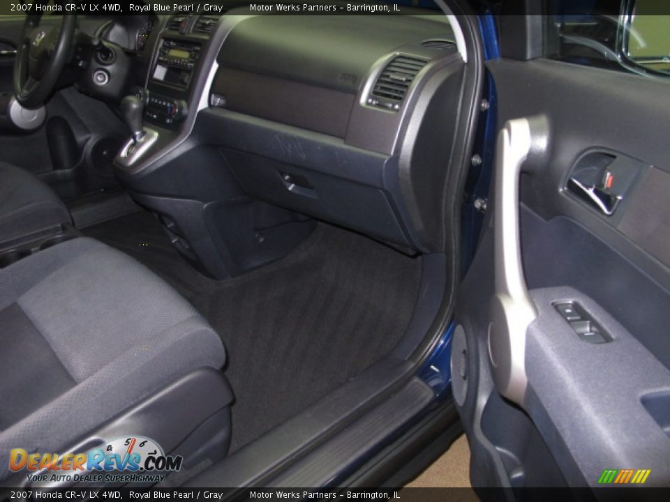 2007 Honda CR-V LX 4WD Royal Blue Pearl / Gray Photo #20