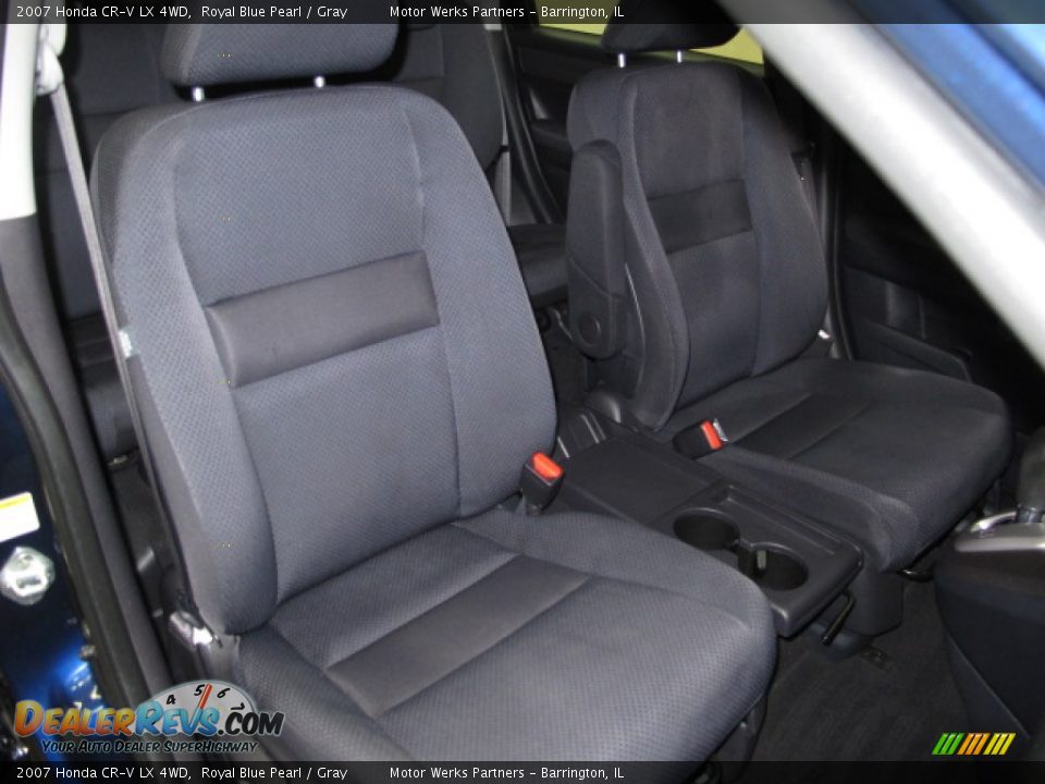 2007 Honda CR-V LX 4WD Royal Blue Pearl / Gray Photo #21