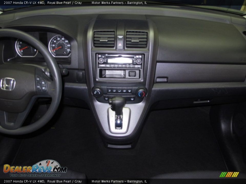2007 Honda CR-V LX 4WD Royal Blue Pearl / Gray Photo #23