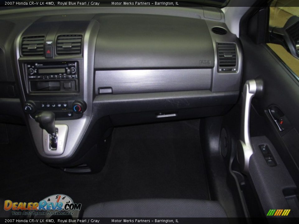 2007 Honda CR-V LX 4WD Royal Blue Pearl / Gray Photo #24