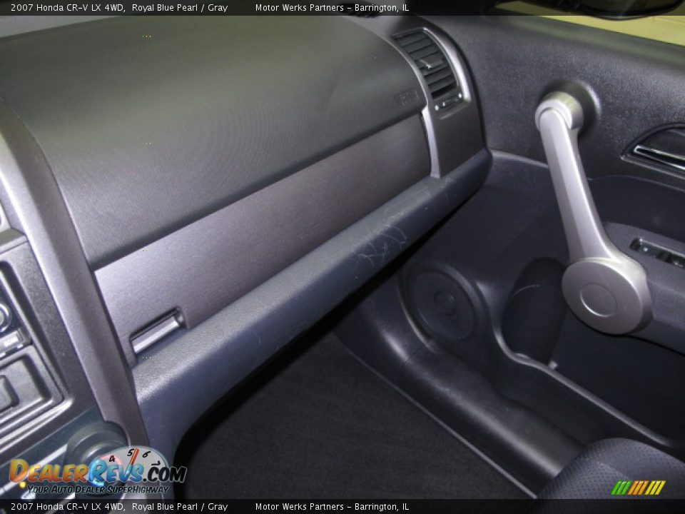 2007 Honda CR-V LX 4WD Royal Blue Pearl / Gray Photo #27