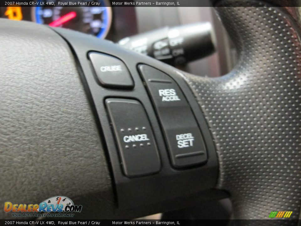 2007 Honda CR-V LX 4WD Royal Blue Pearl / Gray Photo #31