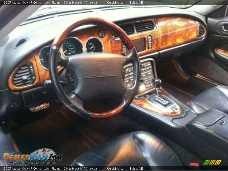 Charcoal Interior - 2005 Jaguar XK XKR Convertible Photo #11