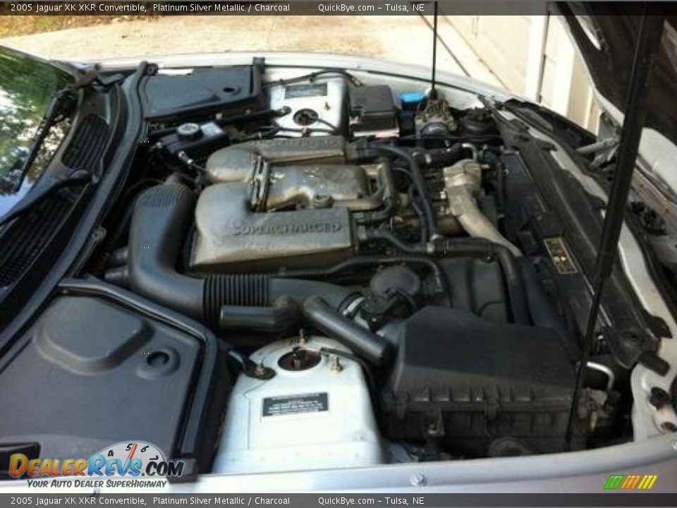 2005 Jaguar XK XKR Convertible 4.2 Liter Supercharged DOHC 32-Valve V8 Engine Photo #14