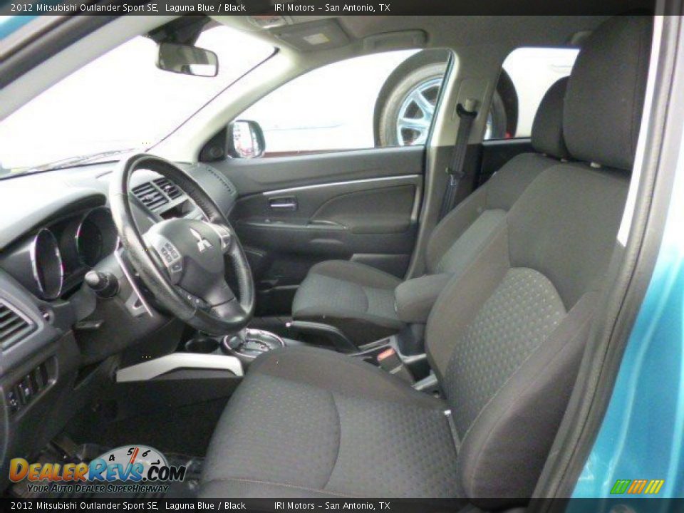 2012 Mitsubishi Outlander Sport SE Laguna Blue / Black Photo #6
