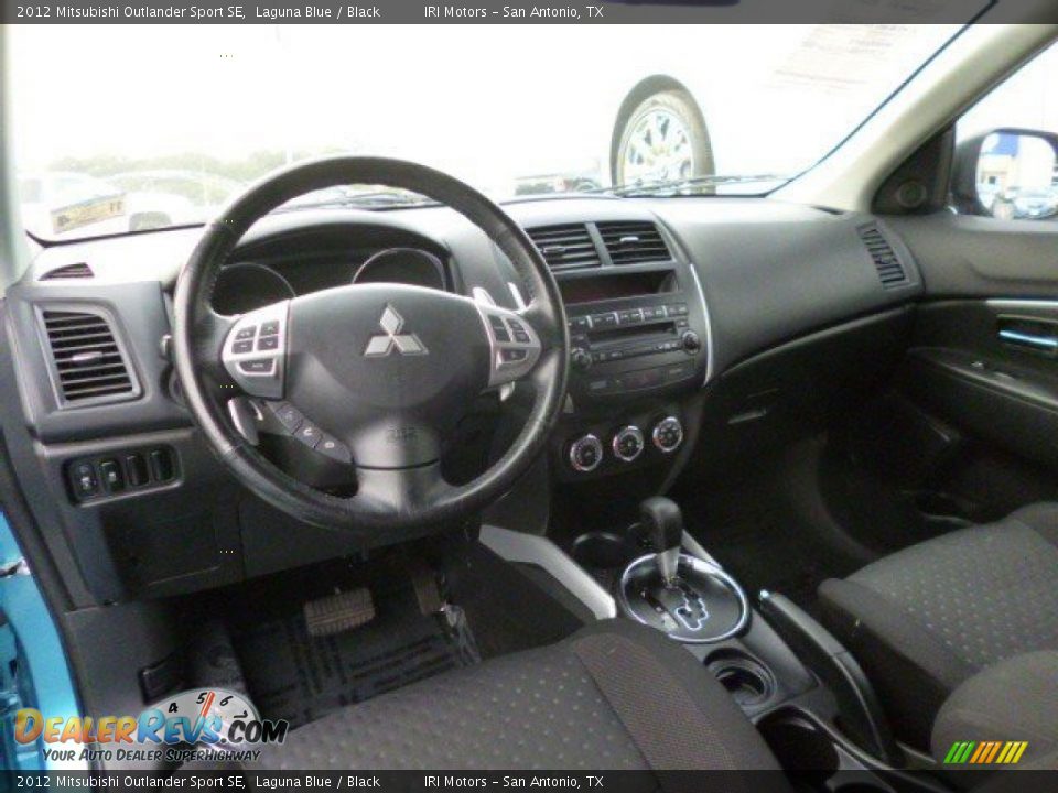 2012 Mitsubishi Outlander Sport SE Laguna Blue / Black Photo #7