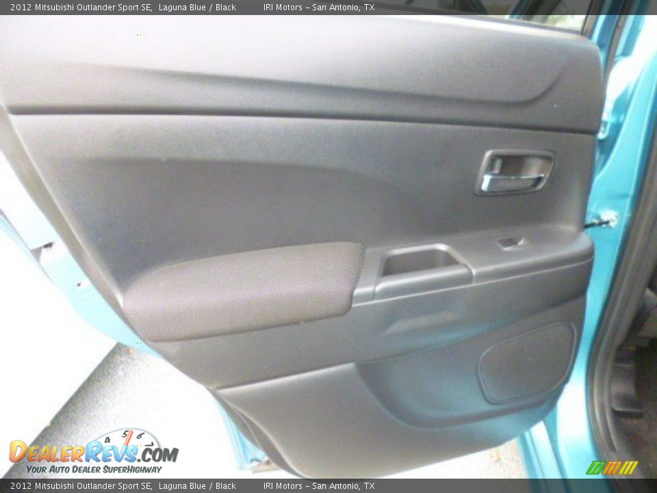2012 Mitsubishi Outlander Sport SE Laguna Blue / Black Photo #9
