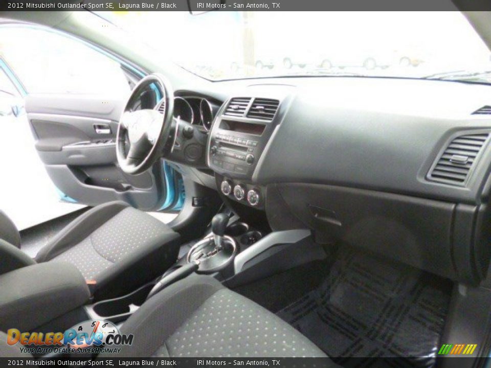2012 Mitsubishi Outlander Sport SE Laguna Blue / Black Photo #13
