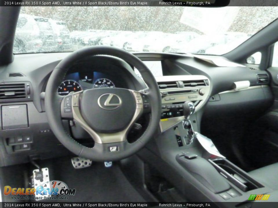 F Sport Black/Ebony Bird's Eye Maple Interior - 2014 Lexus RX 350 F Sport AWD Photo #12