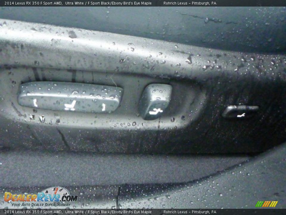 2014 Lexus RX 350 F Sport AWD Ultra White / F Sport Black/Ebony Bird's Eye Maple Photo #15